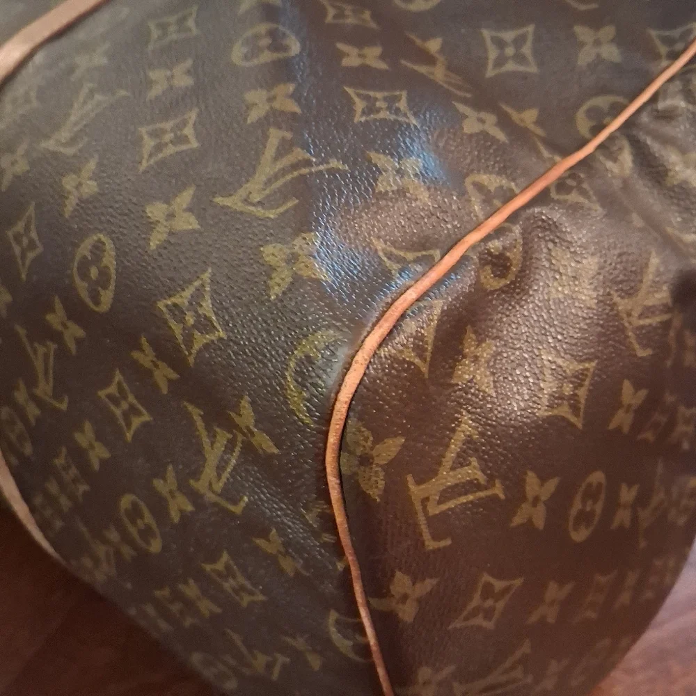 Louis Vuitton Monogram 60 Keepall Travel Bag Brown - Picture 9 of 16
